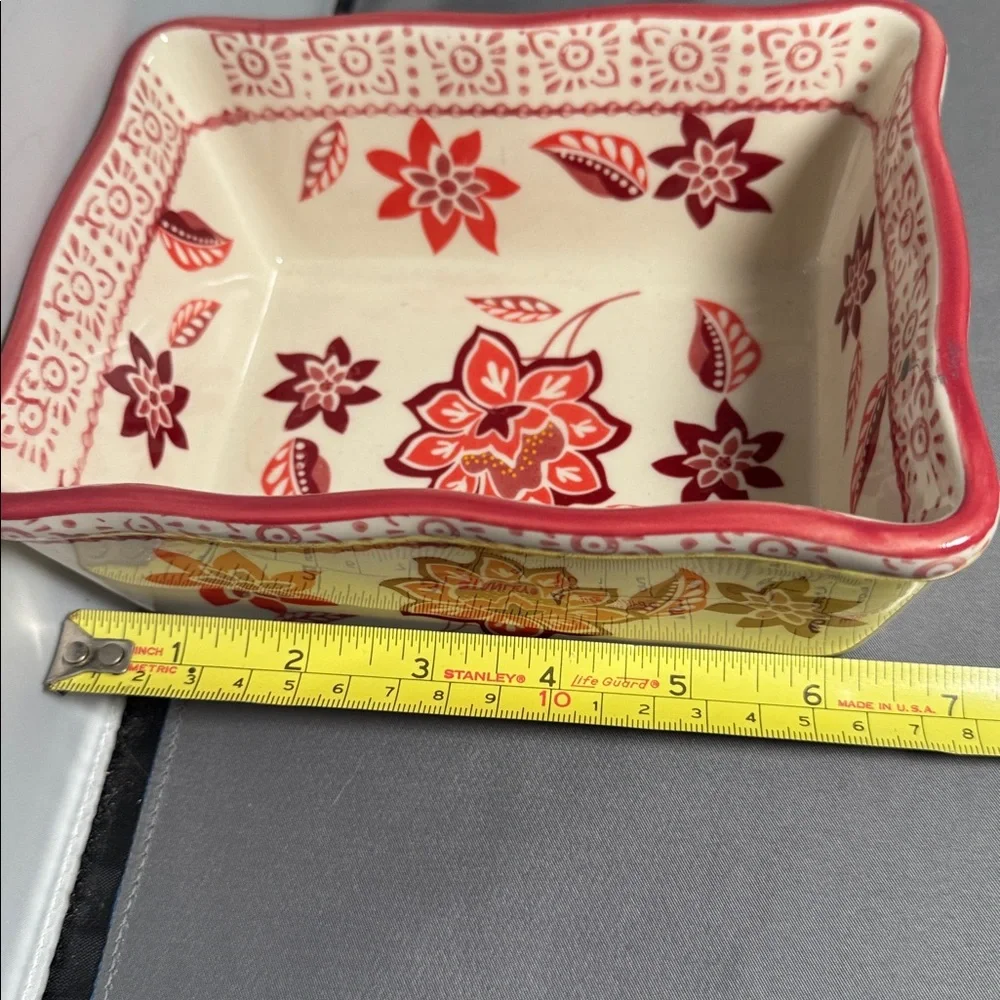 Temp-rations by Tara Floral‎ Ceramic Baking Dish